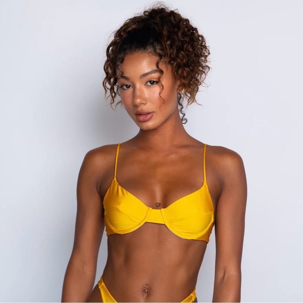 Skatie Kate Swim Top in honey